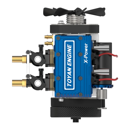 TOYAN FS-L200W 7cc 水冷2気筒4ストローク メタノールエンジン DIYキット