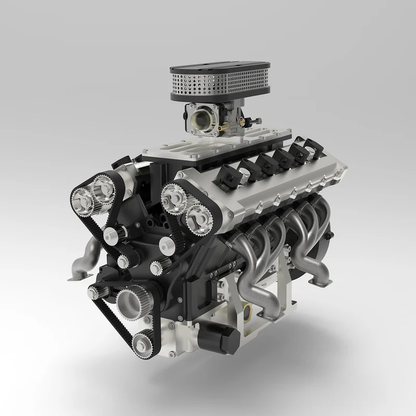 ENJOMOR GS-V12の水冷配管と冷却ポート