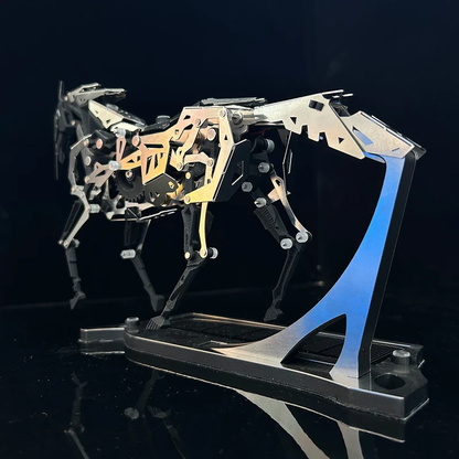 メカニカルホースの伝達ロッドと関節部の金属構造
