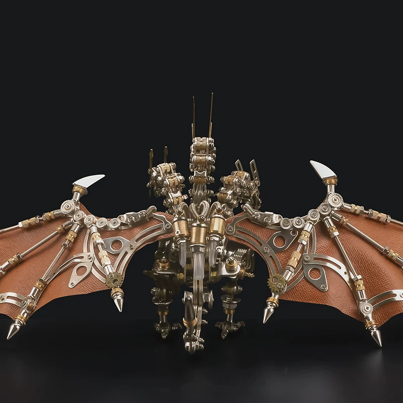 三頭龍の金属模型玩具置物デスクトップ装飾品高級工芸品ホリデーギフト