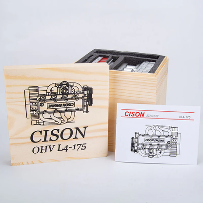 CISON L4-175-OHV 17.5cc 直列4気筒 ガソリンエンジン模型｜4ストローク OHV 水冷式