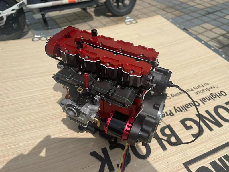 ENJOMOR GS-L4 DOHC 直列4気筒 ガソリンエンジン模型｜4ストローク・水冷・最高12,000rpm