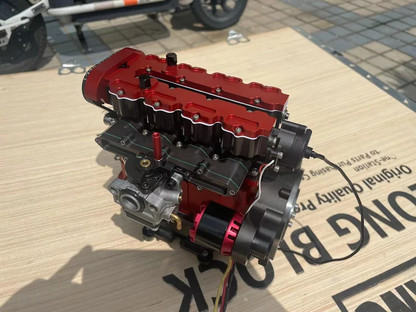 ENJOMOR GS-L4 DOHC 直列4気筒 ガソリンエンジン模型｜4ストローク・水冷・最高12,000rpm