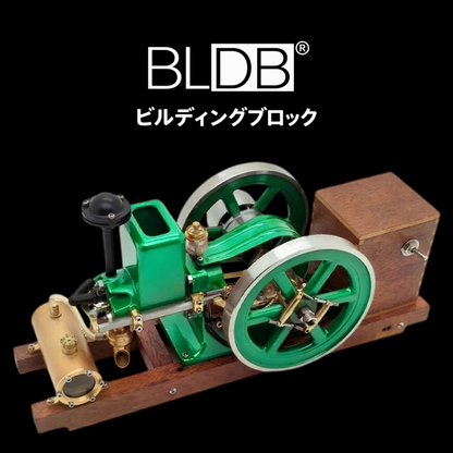 蒸発水冷方式を採用したB03 4ストローク実働エンジン模型