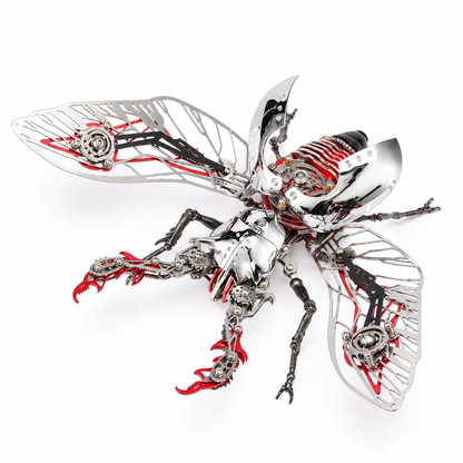 メカニカル カブトムシ 3Dメタルモデル｜317ピース DIY昆虫パズル 4色展開
