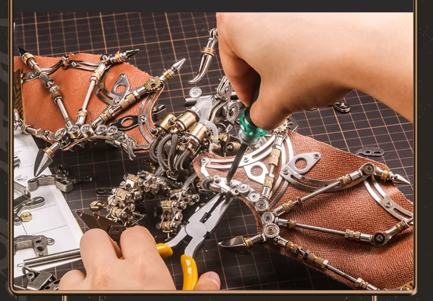 三頭龍の金属模型玩具置物デスクトップ装飾品高級工芸品ホリデーギフト