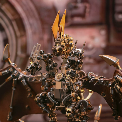 三頭龍の金属模型玩具置物デスクトップ装飾品高級工芸品ホリデーギフト