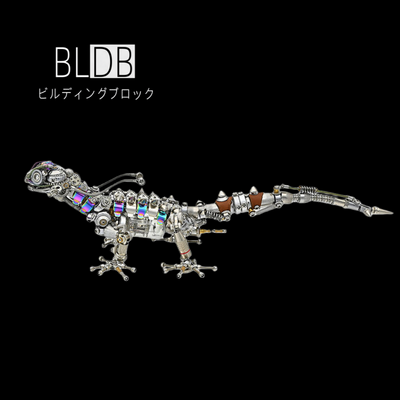 精密金属模型 スチームパンクカメレオン 1000ピース 3Dメタルパズル 難易度高い 大人向けコレクション