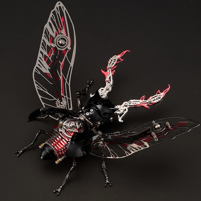 メカニカル カブトムシ 3Dメタルモデル｜317ピース DIY昆虫パズル 4色展開