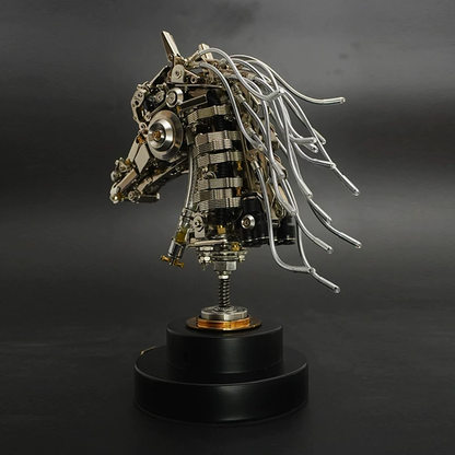 2026年 新年の贈り物：十二支馬頭金属模型 - 限定版（双子の十二支）