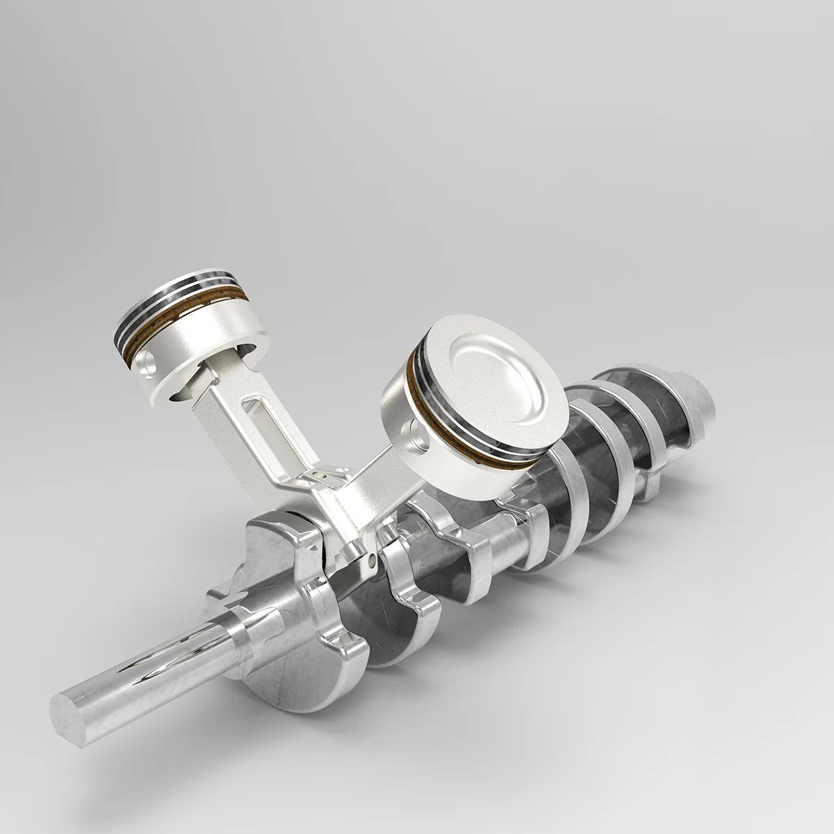 ENJOMOR V8-9078 PROのDOHCカムとバルブトレイン