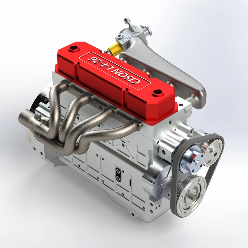 CISON L4-175-OHV 17.5cc 直列4気筒 ガソリンエンジン模型｜4ストローク OHV 水冷式