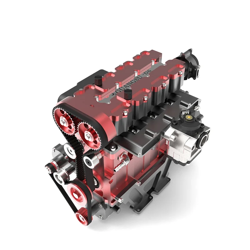 ENJOMOR GS-L4 DOHC 直列4気筒 ガソリンエンジン模型｜4ストローク・水冷・最高12,000rpm