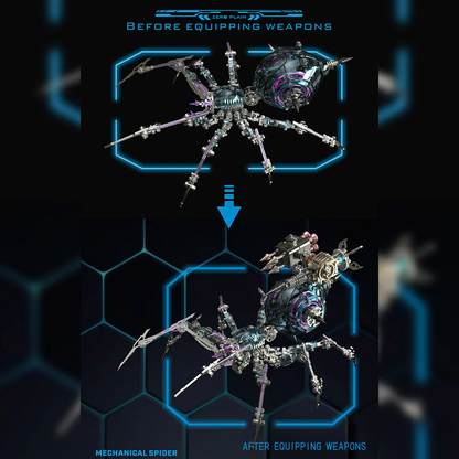 ヴォイドグリーム —ファントムテック・ウォースパイダー、光る武器付きメタルモデルキット
