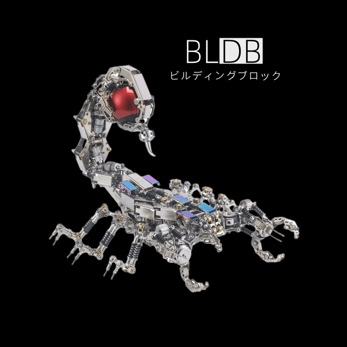 サソリスマッシャー 1,636ピース Bluetoothスピーカー付き3D金属キット