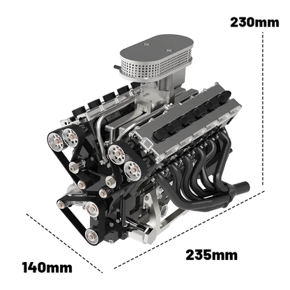 電動始動ベース付きENJOMOR GS-V12の構成例