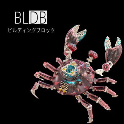 BLDB-3D DIY パンクカニ組み立てモデルキット（子供向け・666ピース）
