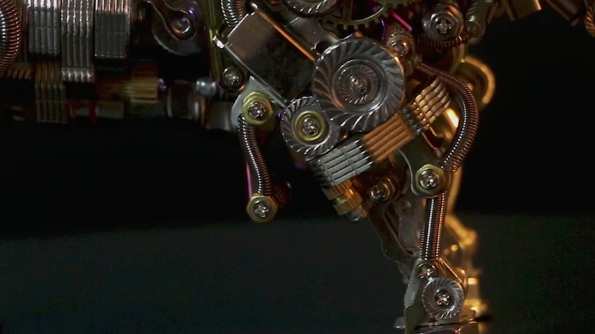 大人向けの1087ピースのメタル製3D DIY機械式ブルアニマルモデル