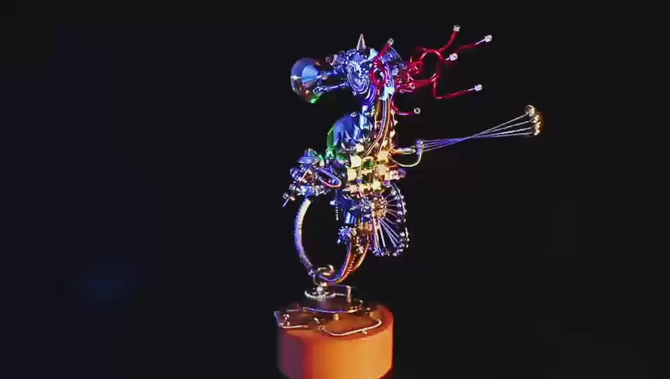 BLDB スチームパンク・タツノオトシゴ メタルパズルモデルキット