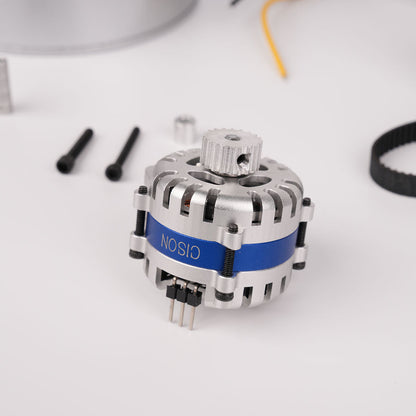 CISON 65Wマイクロ発電機のプーリーと端子部