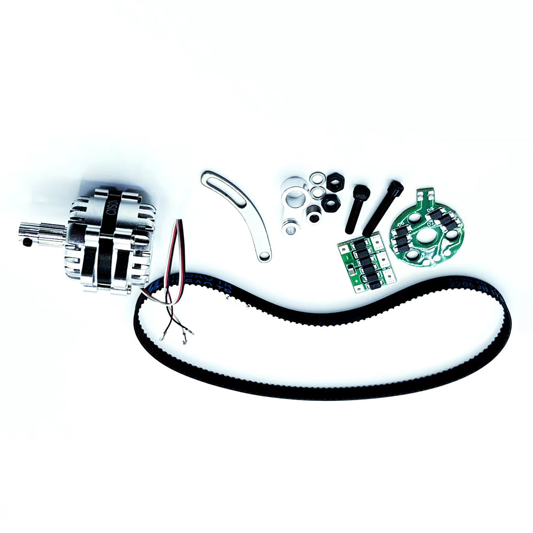 CISON V8用68W高出力発電機キットの構成部品